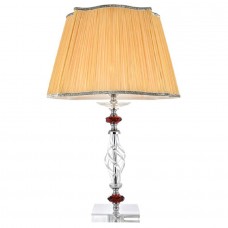 Настольная лампа Crystal lux Catarina LG1 Gold/Transparent-Cognac