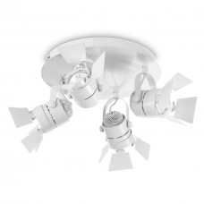 Спот Ideal lux Ciak Pl4 Bianco 122281