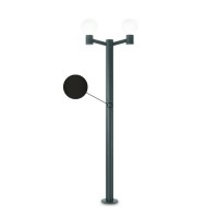 Столб уличный Ideal lux Clio Pt2 Nero 147109