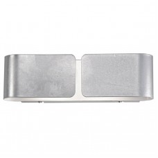 Настенный светильник Ideal lux Clip Ap2 Small Argento 088273