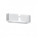 Настенный светильник Ideal lux Clip Ap2 Small Bianco 014166