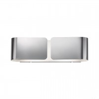 Настенный светильник Ideal lux Clip Ap2 Small Cromo 031361