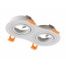 Светильник встраиваемый Crystal Lux CLT 001С2 WH