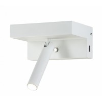 Светильник настенный Crystal Lux CLT 228W USB WH
