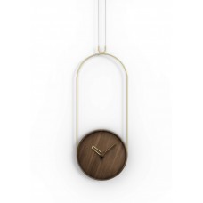 Часы Nomon COLGANTE walnut/gold, D=30cm, L=79cm COLGND