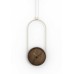Часы Nomon COLGANTE walnut/gold, D=30cm, L=79cm COLGND