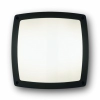 Светильник уличный настенно-потолочный Ideal lux Cometa Pl3 Nero 082271