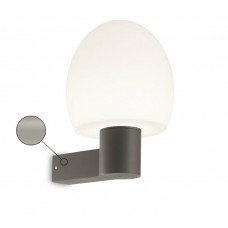 Светильник уличный настенный Ideal lux Concerto Ap1 Grigio 146652