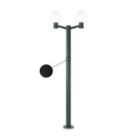 Столб уличный Ideal lux Concerto Pt2 Nero 136103