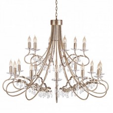 Люстра Elstead Lighting CRT18 SIL/GOLD CHRISTINA