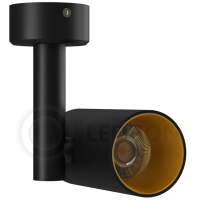 Накладной светодиодный светильник LeDron CSU0609-9W Black/Gold