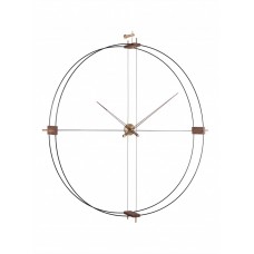 Часы Nomon Delmori Gold, black/walnut, d=130cm DEG000NN