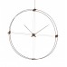 Часы Nomon Delmori, black/walnut, d=140cm DEN000NN