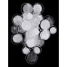 Бра Crystal Lux DESEO AP2 SILVER