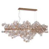 Подвесной светильник Crystal lux DESEO SP15 L1400 GOLD