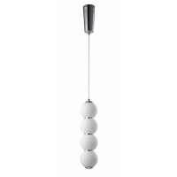Светильник подвесной Crystal Lux DESI SP4 CHROME/WHITE