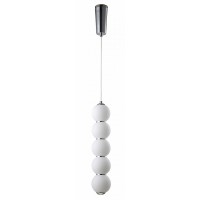 Светильник подвесной Crystal Lux DESI SP5 CHROME/WHITE