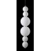 Светильник подвесной Crystal Lux DESI SP6 CHROME/WHITE