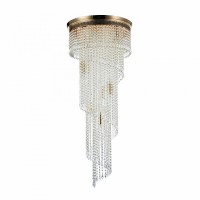 Хрустальная потолочная люстра Maytoni Cascade DIA522-CL-12-G