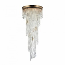 Хрустальная потолочная люстра Maytoni Cascade DIA522-CL-12-G