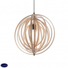 Светильник подвесной Ideal lux Disco Sp1 Legno 138275