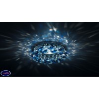 Встраиваемый светильник Donolux DL061.02.1/4 Crystal/Medsapphire Встраиваемый светильник Donolux DL061.02.1/4 Crystal/Medsapphire