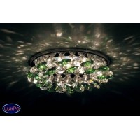 Встраиваемый светильник Donolux DL061.02.1/8 Crystal/Emerald Встраиваемый светильник Donolux DL061.02.1/8 Crystal/Emerald