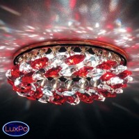Встраиваемый светильник Donolux DL061.79.1/6 Crystal/Red Встраиваемый светильник Donolux DL061.79.1/6 Crystal/Red