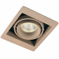 Встраиваемый светильник Donolux DL18615/01WW-SQ Champagne/Black