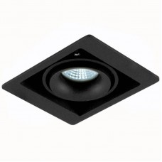 Встраиваемый светильник Donolux DL18615/01WW-SQ Shiny black/Black