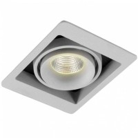 Встраиваемый светильник Donolux DL18615/01WW-SQ Silver Grey/Black