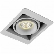 Встраиваемый светильник Donolux DL18615/01WW-SQ Silver Grey/Black
