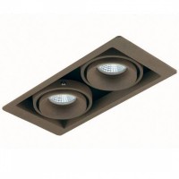 Встраиваемый светильник Donolux DL18615/02WW-SQ Champagne/Black