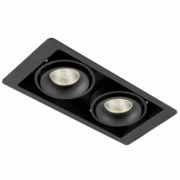 Встраиваемый светильник Donolux DL18615/02WW-SQ Shiny black/Black