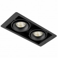 Встраиваемый светильник Donolux DL18615/02WW-SQ Shiny black/Black