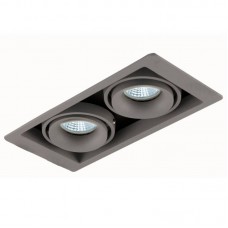 Встраиваемый светильник Donolux DL18615/02WW-SQ Silver Grey/Black