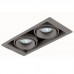 Встраиваемый светильник Donolux DL18615/02WW-SQ Silver Grey/Black