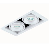 Встраиваемый светильник Donolux DL18615/02WW-SQ White/Black