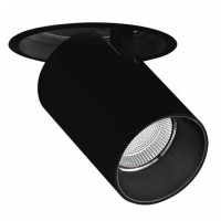 Встраиваемый светодиодный светильник Donolux DL18621/01R Black Dim