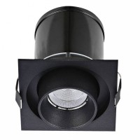 Встраиваемый светодиодный светильник Donolux DL18621/01SQ Black Dim