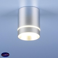 Накладной точечный светильник Elektrostandard DLR021 9W 4200K хром матовый a037519
