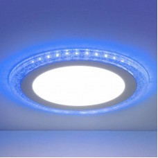 Точечный светильник Elektrostandard DLR024 10W 4200K подсветка Blue Tomikom