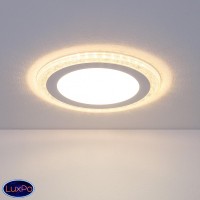Встраиваемый потолочный светодиодный светильник Elektrostandard DLR024 18W 4200K a038374