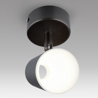 Спот Elektrostandard Snappy DLR025 5W 4200K черный матовый a039690