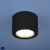 Накладной потолочный  светодиодный светильник Elektrostandard DLR026 6W 4200K черный матовый a040441