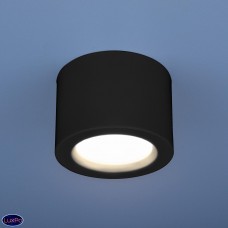 Накладной потолочный  светодиодный светильник Elektrostandard DLR026 6W 4200K черный матовый a040441