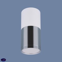 Накладной потолочный  светодиодный светильник Elektrostandard DLR028 6W 4200K белый матовый/хром/хром a040665