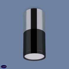 Накладной потолочный  светодиодный светильник Elektrostandard DLR028 6W 4200K хром/черный хром a040664