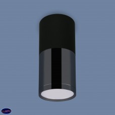 Накладной потолочный  светодиодный светильник Elektrostandard DLR028 6W 4200K черный матовый/черный хром a040662
