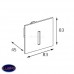 Светильник встраиваемый Italline DL 3020 grey